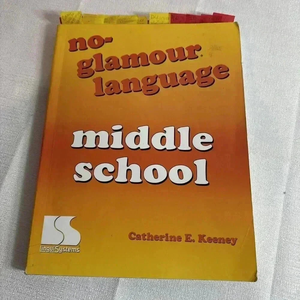 No Glamour Language Middle School by‎ Catherine E. Keeney (2002, Perfect)